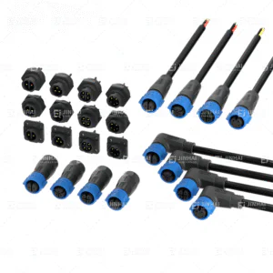Konektor Kabel T IP68 K15 Distributor Harness Kawat Berbentuk T Penguncian Sendiri 3pin Konektor Cepat Kabel Daya Luar Ruangan Tahan Air Konektor Cepat Konektor Pria Wanita
