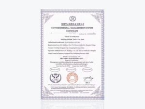 ISO14001 Certifications