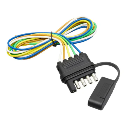 Oyviny 5 Way Flat Trailer Wiring Harness Plug 22 Inch Wire Lead