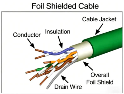 Additional cable shielding layer