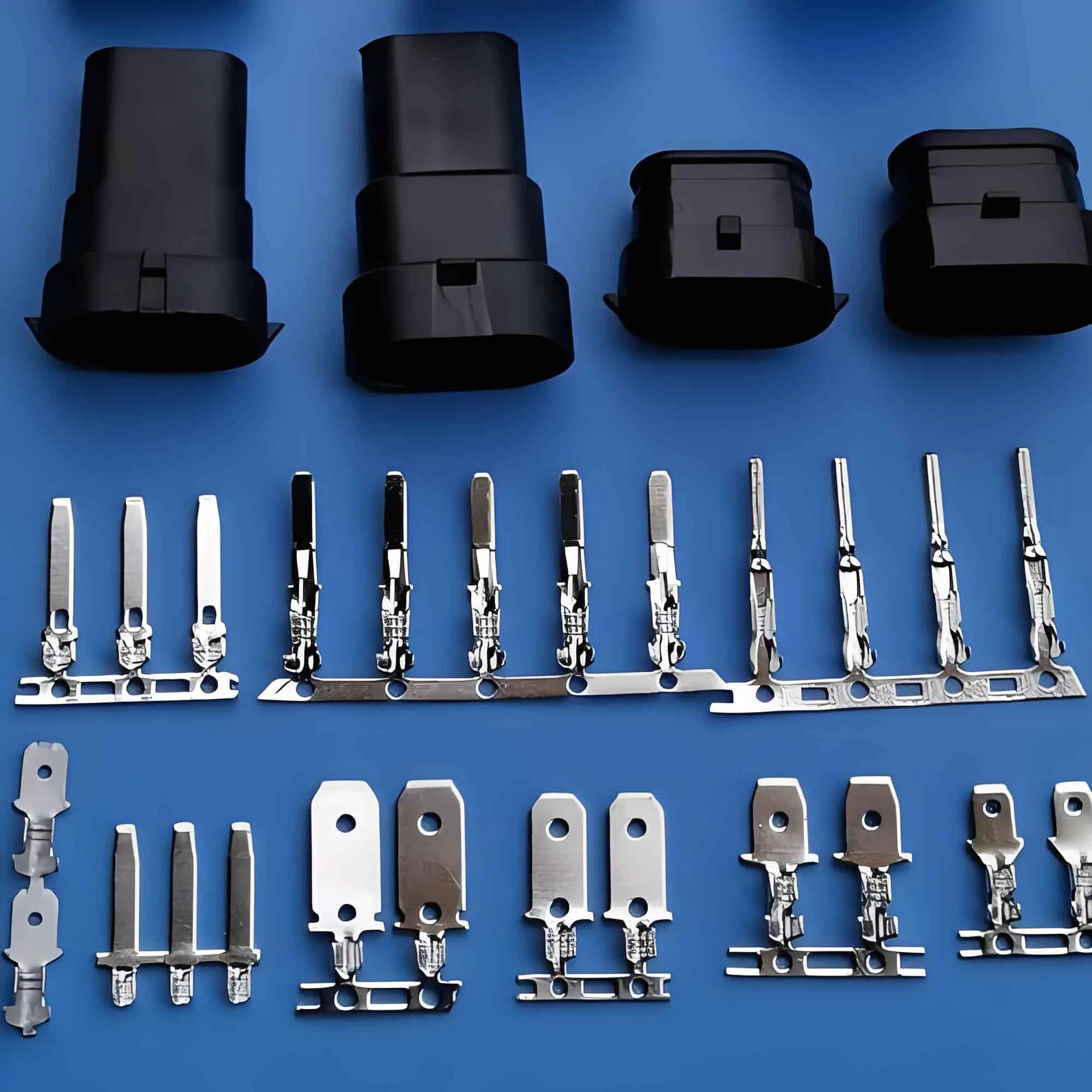 Precision plated terminals and plastic connector housings feature premium material & smooth stamping, reducing oxidation and terminal burnout fundamentally.