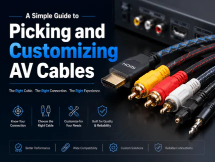 AV Cables: A Simple Guide to Picking and Customizing In many project installations, AV cables are easily overlooked until the system suffers from screen flickers or signal drops. As a factory with 28 years of experience making top-tier wire harnesses, WIRES strictly follows IATF 16949 and IPC-A-620 Class 3 standards to provide you with high-quality, durable, and custom AV cables. Avoid project delivery delays caused by poor wire quality, and welcome to contact the WIRES professional engineering team today to get your exclusive connection solution and quick quote!