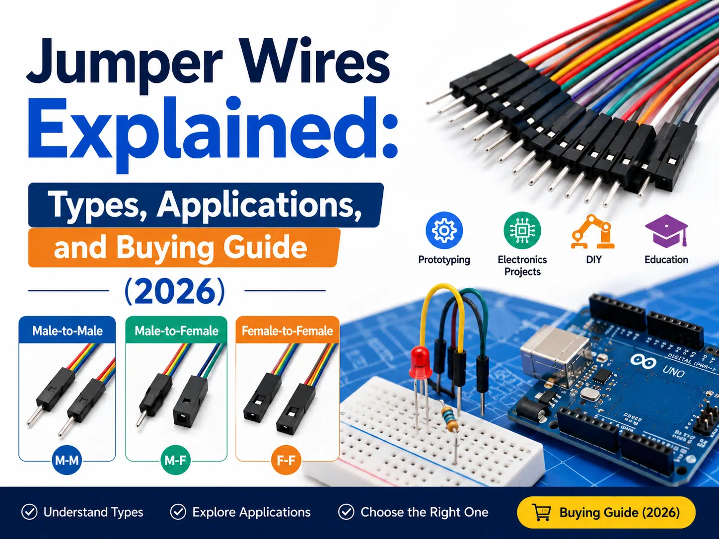 Jumper Wires Explained: Types, Applications, and Buying Guide Cover (2026)