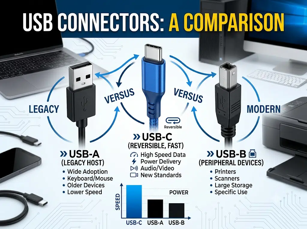 USB cable applications.