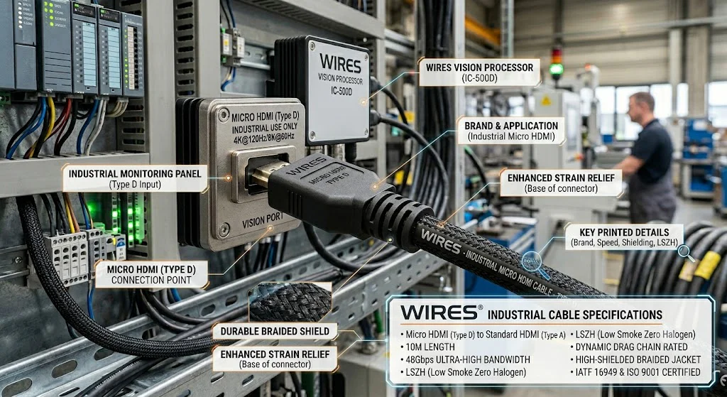 Custom Guide for Industrial & Medical Micro HDMI Cables