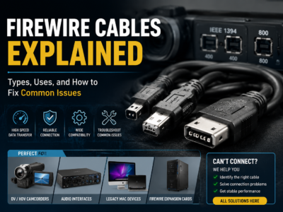 FireWire cable types and connector selection guide
