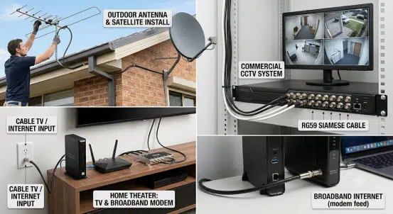 Applications of Coaxial Cable in Various Scenarios