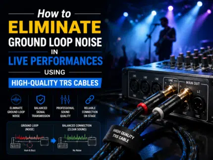 TRS cable ground loop noise troubleshooting guide