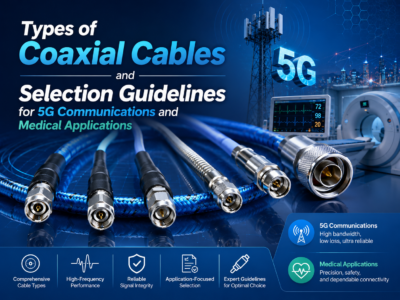أنواع الكابلات المحورية وإرشادات الاختيار للاتصالات من الجيل الخامس (5G) والتطبيقات الطبية نشره مصنع أسلاك التوصيل في 2 يونيو 2026 أنواع الكابلات المحورية وإرشادات الاختيار للاتصالات من الجيل الخامس (5G) والتطبيقات الطبية تعد الكابلات المحورية أساسية في العديد من الصناعات، بما في ذلك اتصالات المحطات الأساسية والمعدات الطبية الدقيقة. يضمن اختيار الكابل المحوري المناسب نقل الإشارة على النحو الأمثل، ويقلل من التداخل، ويحمي المعدات الحساسة. تهدف هذه المقالة إلى مساعدة المهندسين على مطابقة المعلمات الكهربائية بشكل صحيح وتقليل فقدان الإشارة. إذا كنت تبحث عن حلول نقل عالية التردد لمشروع جديد، فلا تتردد في الاتصال بفريق WIRES في أي وقت للحصول على الدعم الفني الاحترافي وعروض أسعار سريعة للنماذج الأولية.