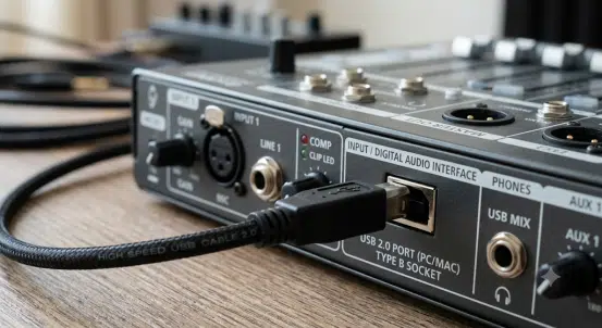 Common USB-B Applications:Audio Equipment