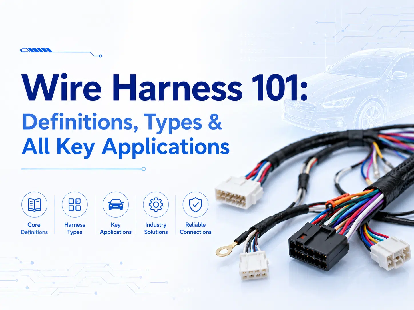 Wire Harness 101: The Comprehensive Guide to Definitions, Types, and Applications A wire harness is a foundational element of modern industrial technology. It provides organized cable management and protects electrical wires from long-term wear and tear. However, its value is often overlooked due to a lack of understanding of its features and benefits. This Wire Harness 101 guide directly explains the definition, various types, practical applications, and critical roles of a modern wire harness in today's industrial sectors.